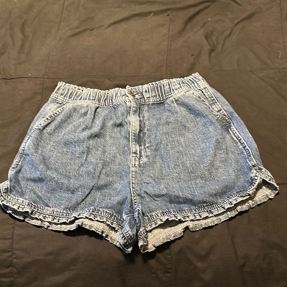 American Eagle Outfitters Light Blue Jean Shorts